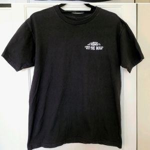 VANS Basic Black Graphic T-shirt size Medium
